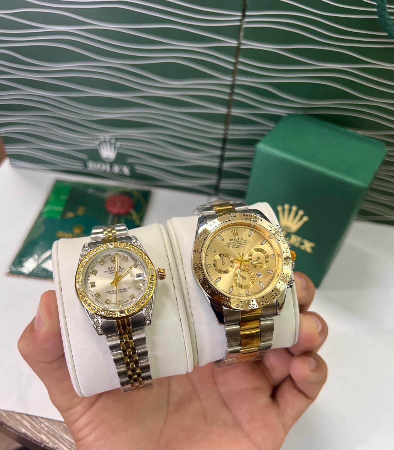 rolex pareja
