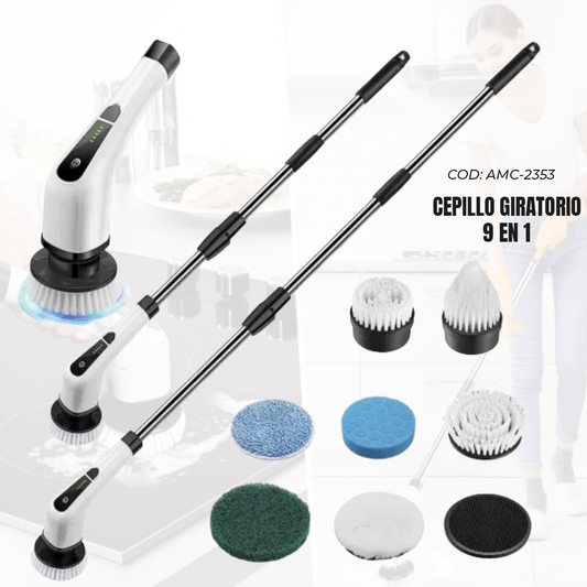 CEPILLO GIRATORIO 9 EN 1 SpinClean™